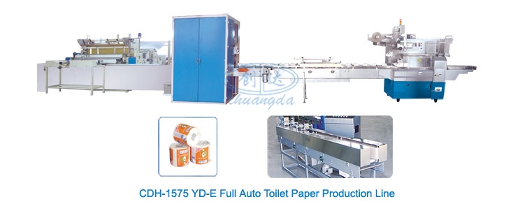 Máquina para fabricar papel higiénico CDH-1575 YD-E (automática)