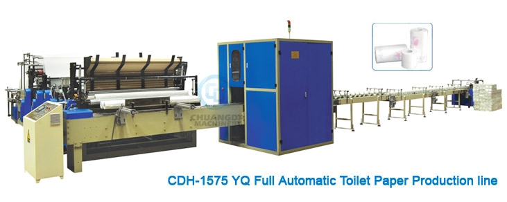 Máquina para fabricar papel higiénico CDH-1575YQ (automática)