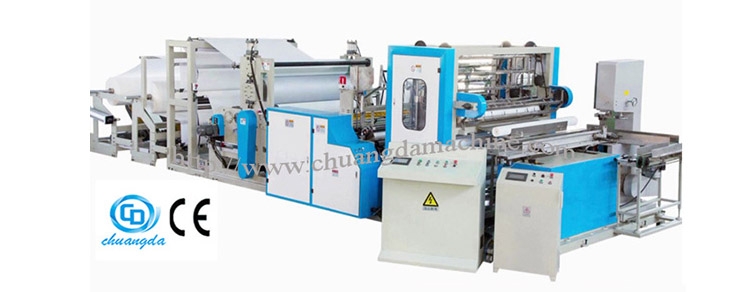 Máquina para fabricar papel toalha de cozinha CDH-1575-GS (totalmente automática)