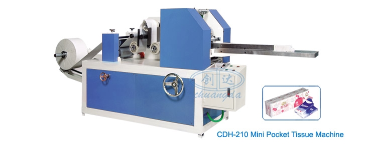 Máquina para fabricar lenço de papel bolso CDH-210